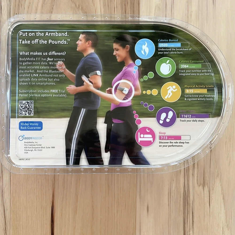 BodyMedia Fit BluTooth FIT LINK Armband -NEW!